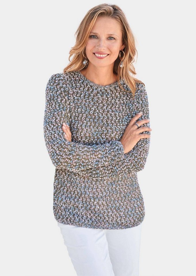GOLDNER Strickpullover Effektvoller Locker Gestrickter goldner-strickpullover-effektvoller-locker-gestrickter
